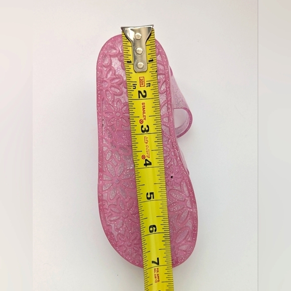BNWOT Sanrio Hello Kitty (Girl's Size 10) Pink Glitter Jelly Sandals - Picture 11 of 16